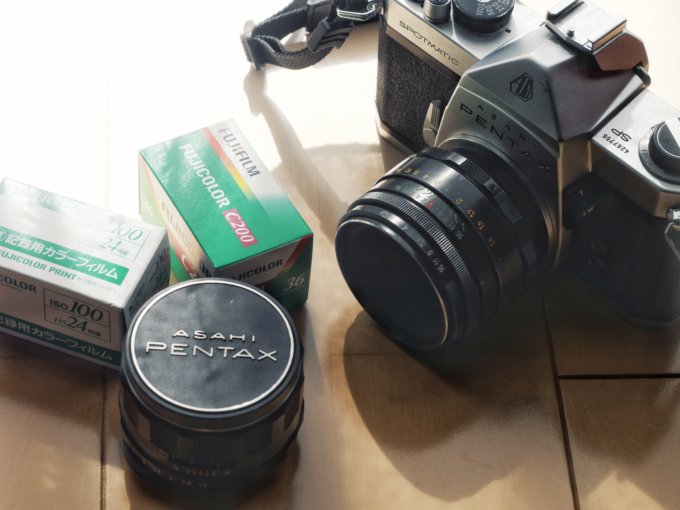 PENTAX - 完動品 即撮影可能 フィルムカメラ Pentax SP f/1.8 R323の+